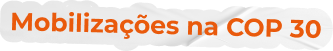 Mobilizações na COP 30