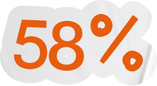 58%
