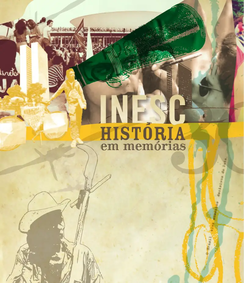 Capa do livro de 32 anos do Inesc: história em memórias