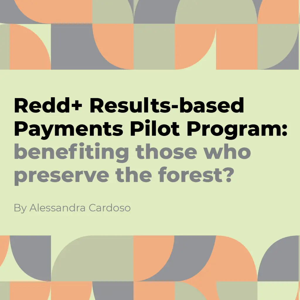 Redd+ Results-based Payments Pilot Program: benefiting those who preserve the forest?