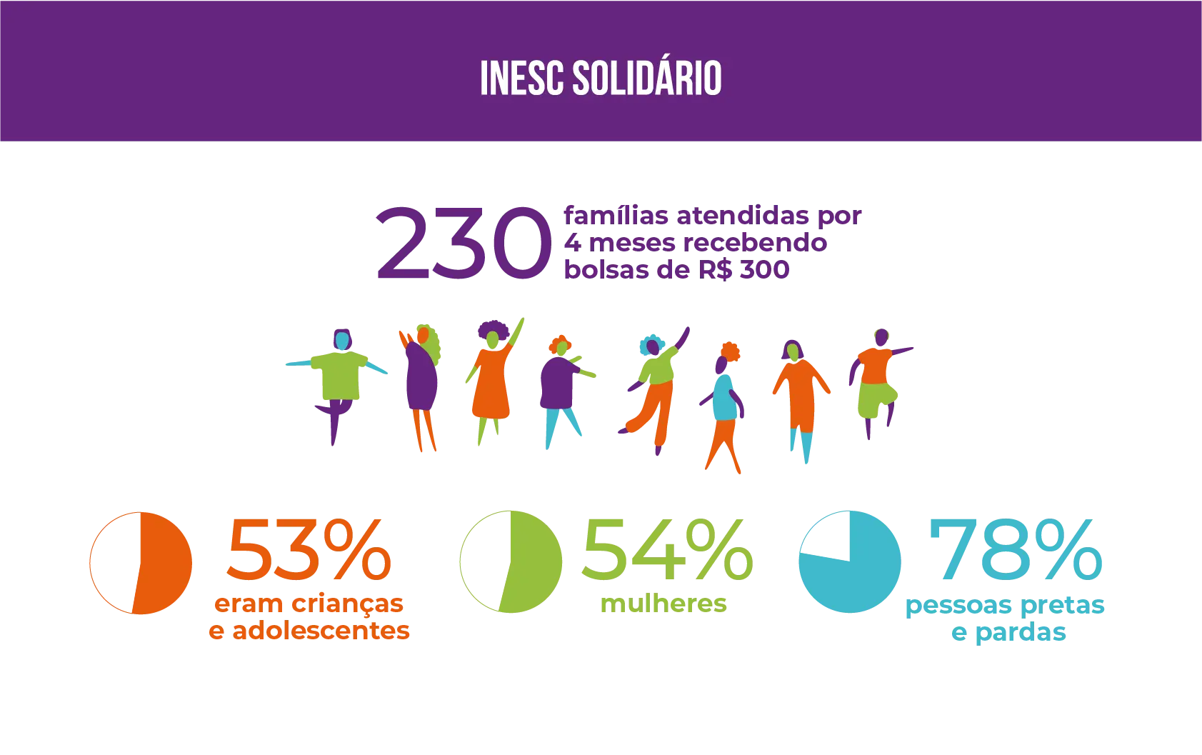 Inesc em números 2020, dados do inesc Solidário